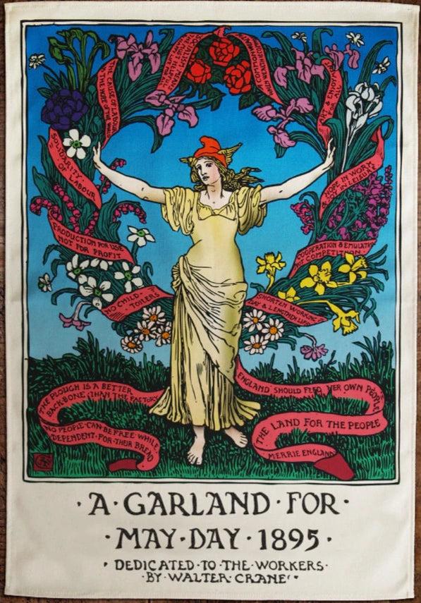 May Day 1895 Tea Towel
