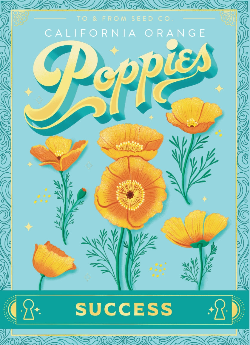 California Orange Poppy Seeds