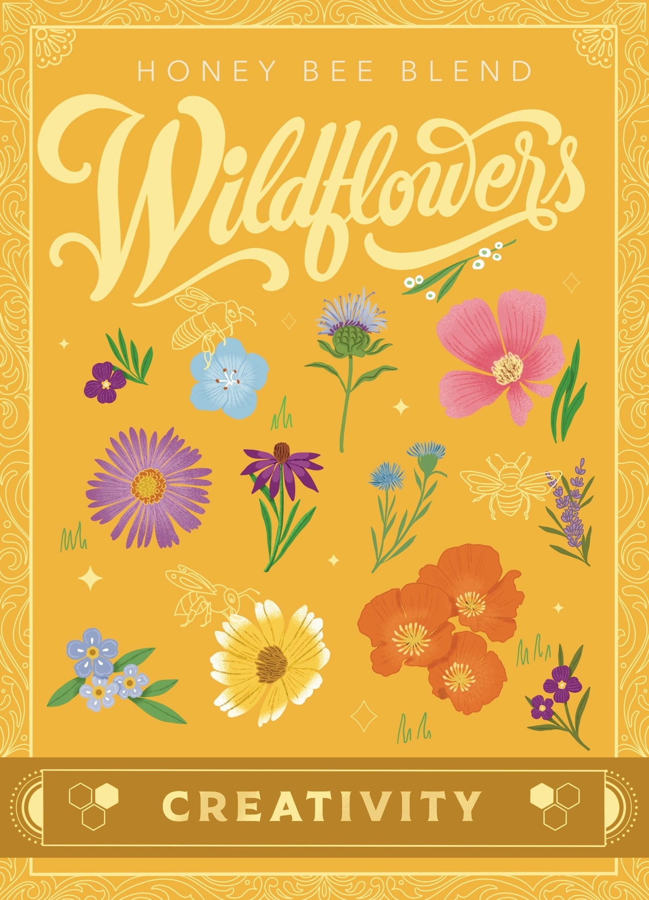 Honey Bee Wildflowers Seeds