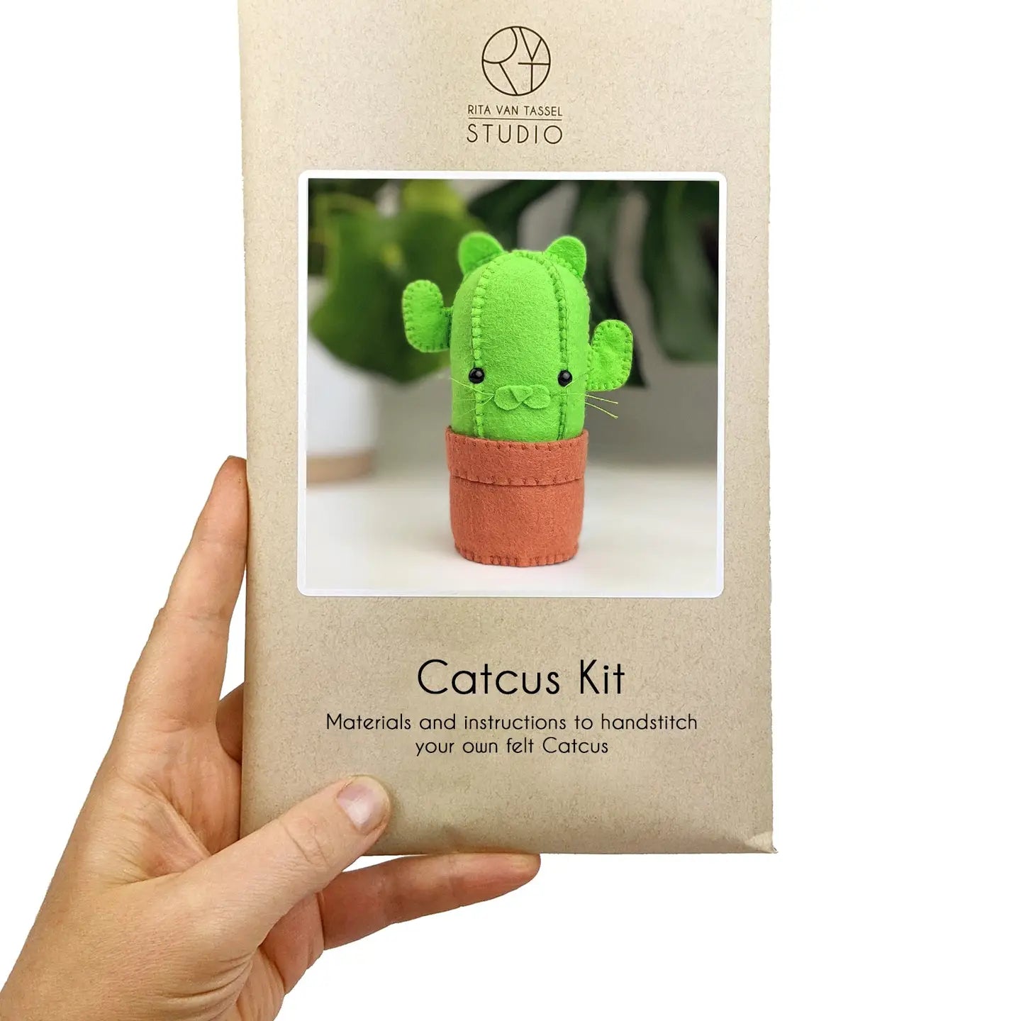 Catcus Hand Stitching Felt Kit