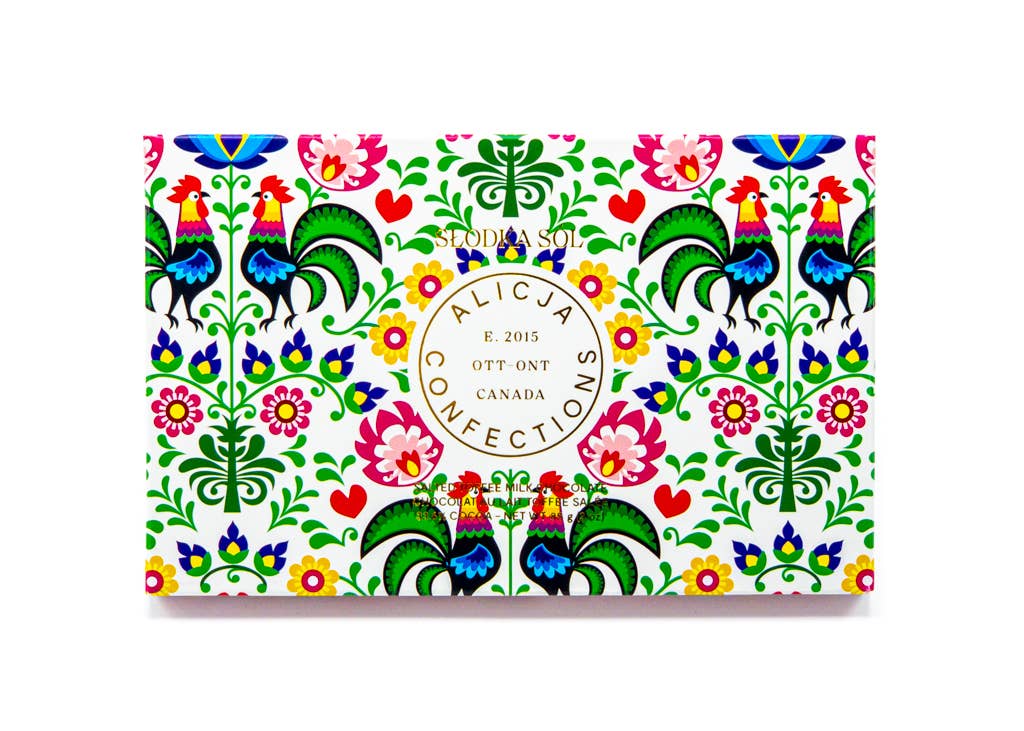 Slodka sól Milk Postcard Chocolate Bar