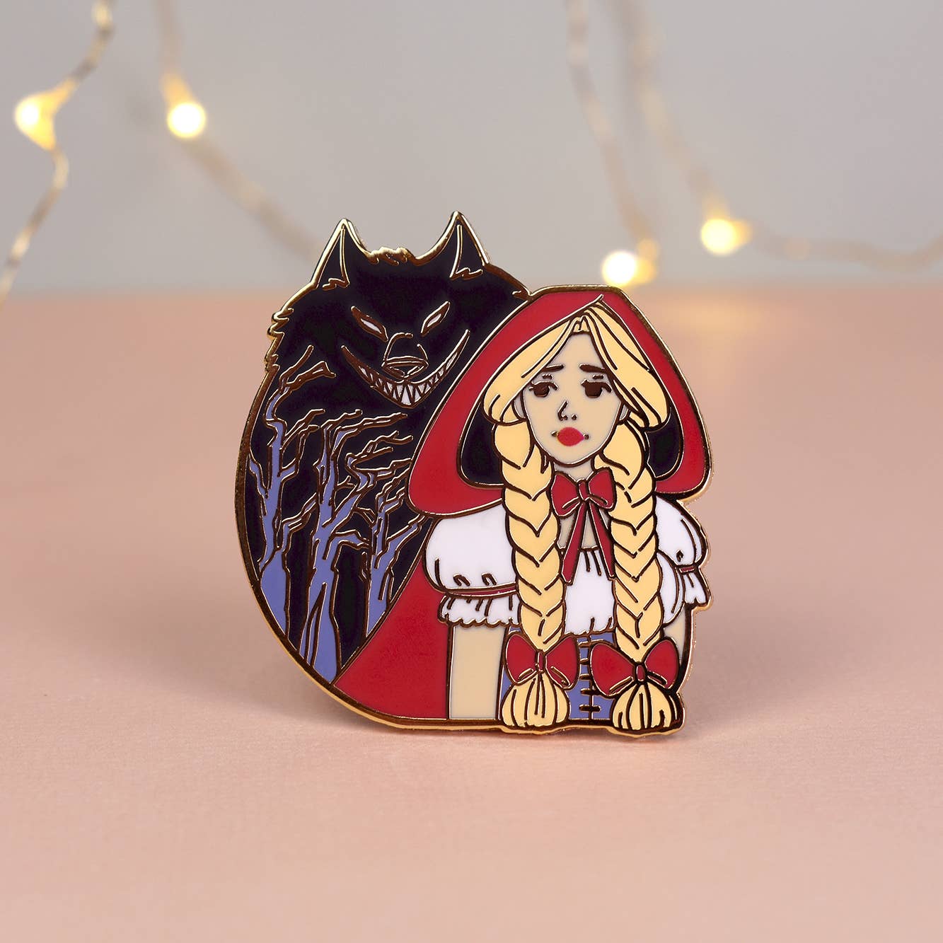 Red Riding Hood Enamel Pin