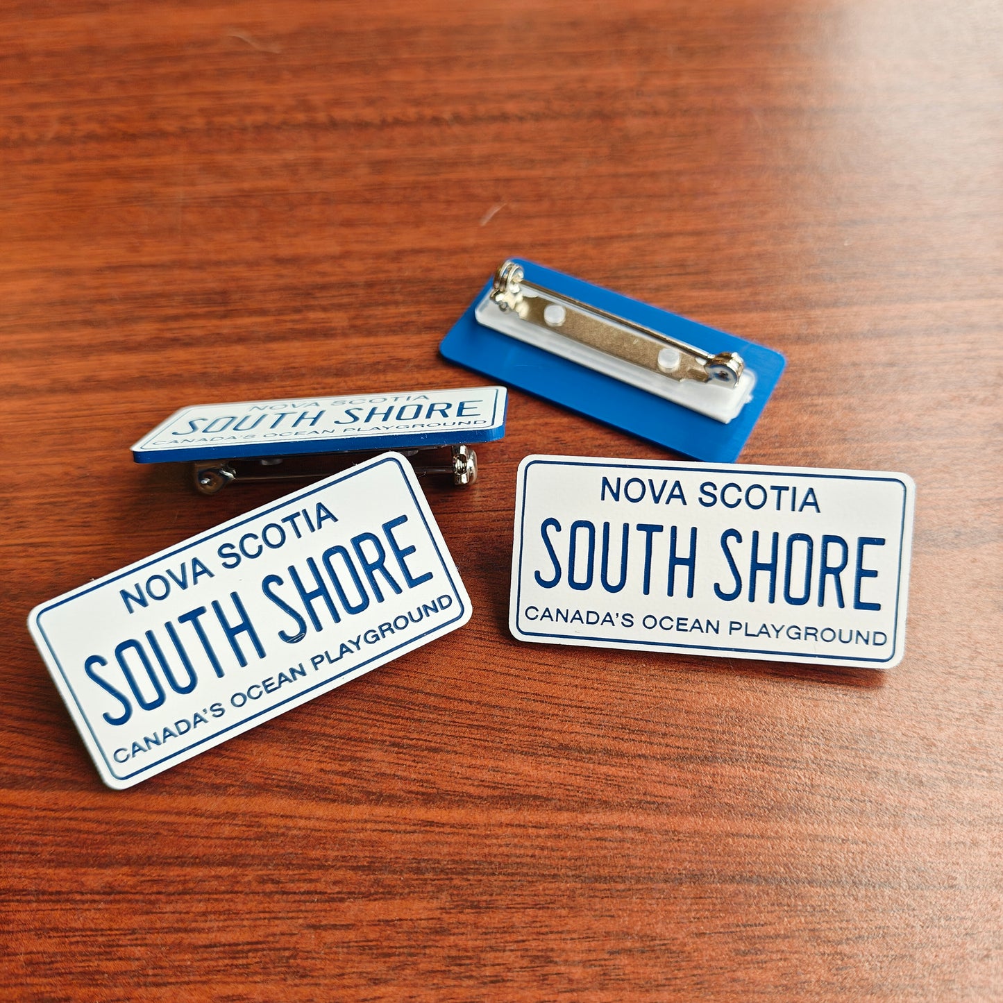 License Plate Pins and Keychains