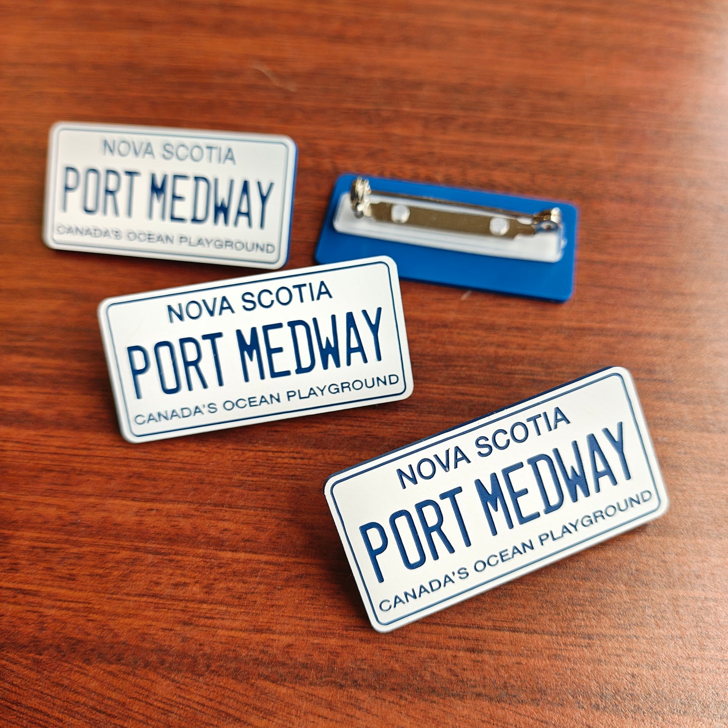 License Plate Pins and Keychains