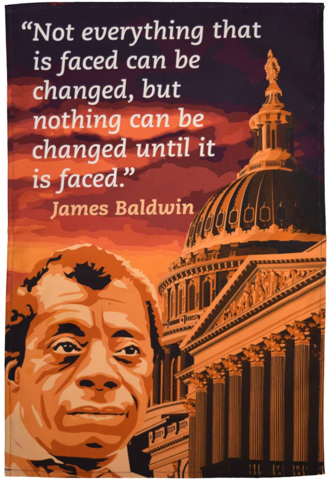 James Baldwin Tea Towel