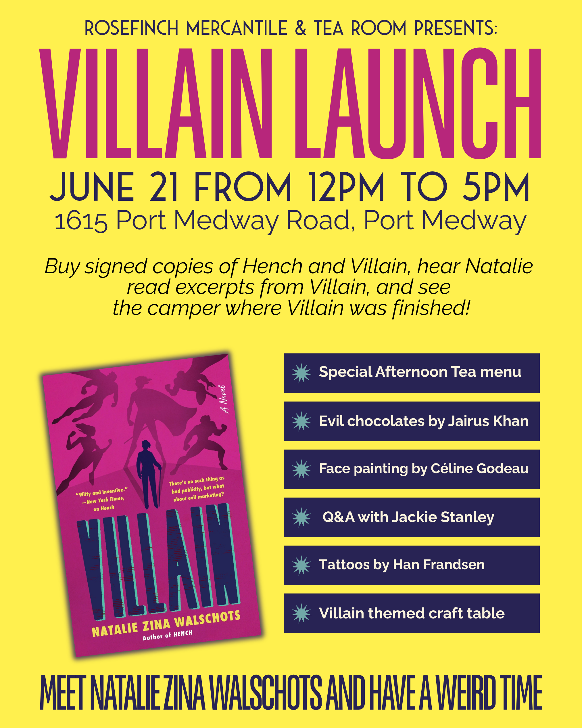 Villain Themed Afternoon Tea: June 21