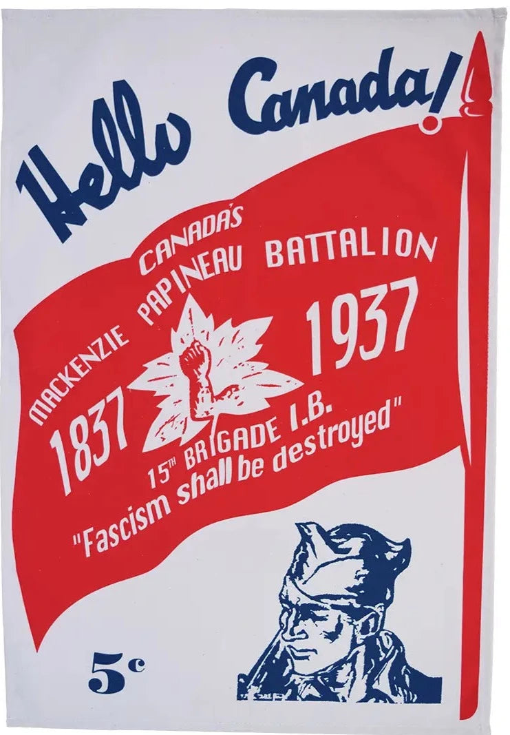 Mackenzie-Papineau Battalion Tea Towel