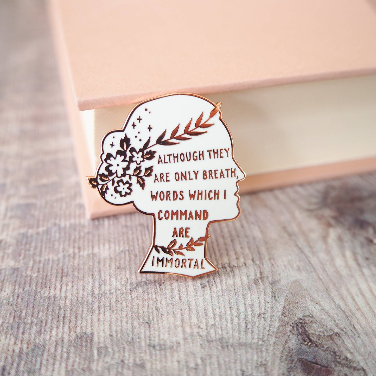 Sappho Poetry Enamel Pin - Women Poets Collection