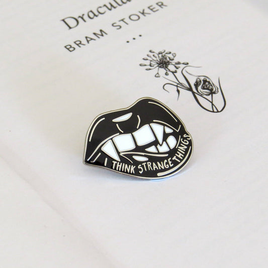 Dracula Enamel Pin Badge - Gothic Literature Collection