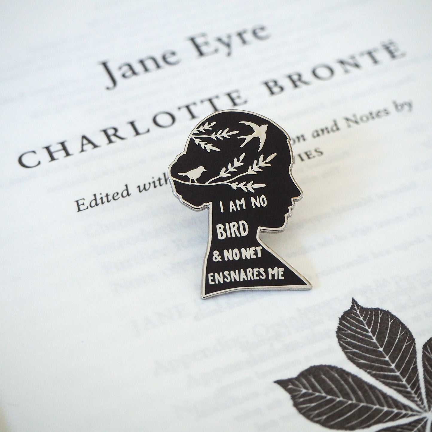 Jane Eyre Bronte Pin - Gothic Literature Collection