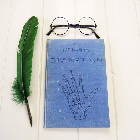 Divination Wizard Magic Notebook Blue A5 Lined Book