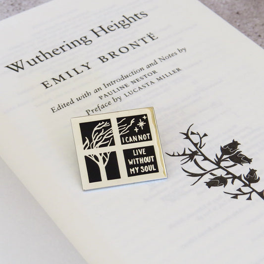 Wuthering Heights Enamel Pin - Gothic Literature Collection