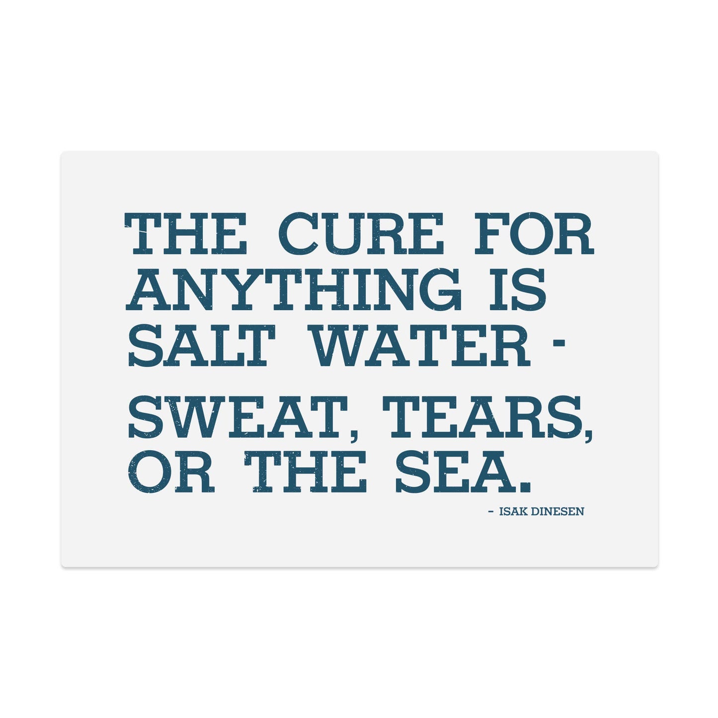 Salt Water Cure Prints / Sticker