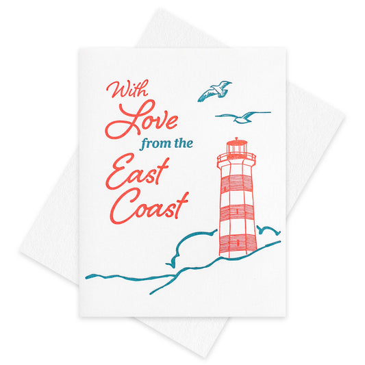 East Coast Love Card / Sticker