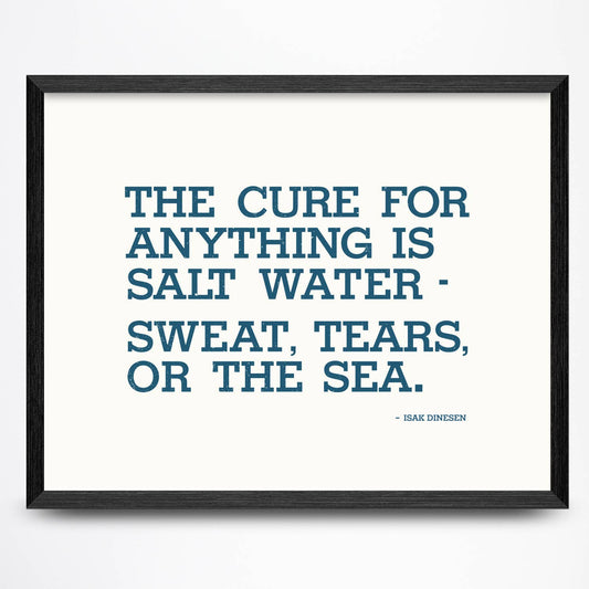 Salt Water Cure Prints / Sticker